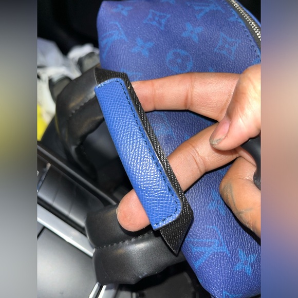 Louis Vuitton Discovery Backpack Monogram Pacific Taiga PM Blue - Picture 6 of 16